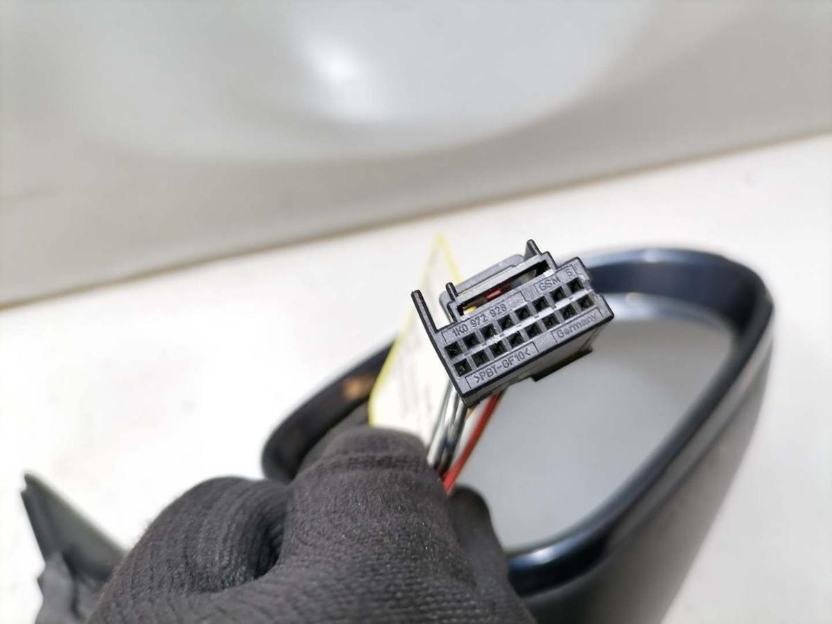 VW Passat 3C original Au&szlig;enspiegel rechts elektrisch verstellbar beheizt LC5F Bluegraphit Bj.2007